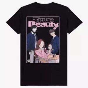 Hot topic glitter True Beauty Graphic T-Shirt